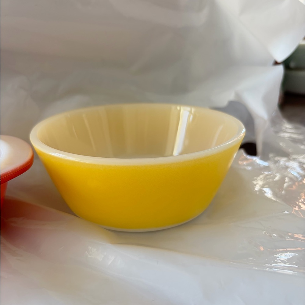 Fire king Yellow Bowl
